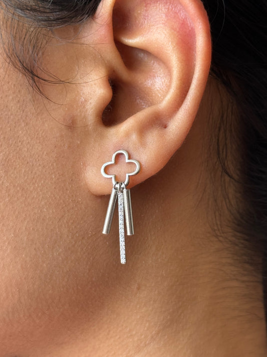 Clover Cascade Drop Earrings