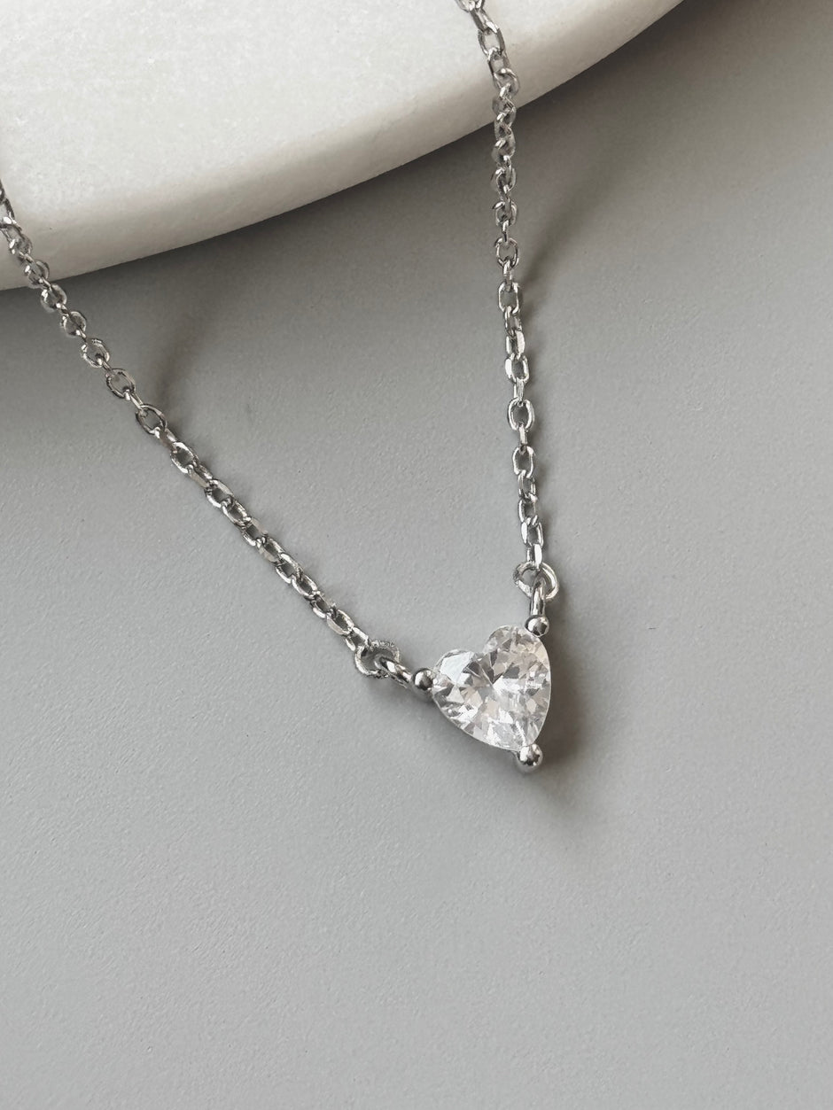 Amour Solitaire Necklace