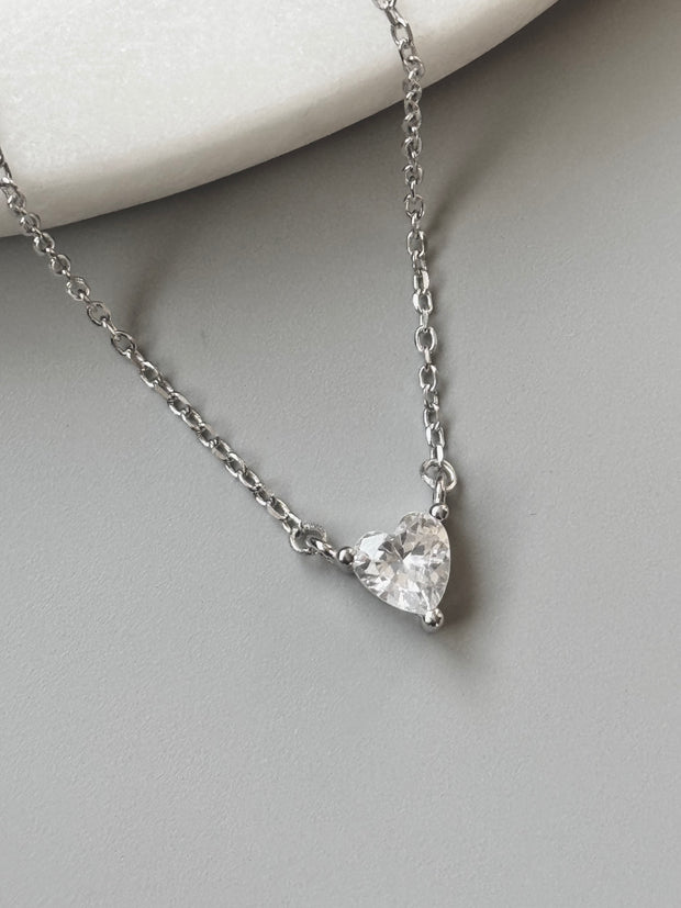 Amour Solitaire Necklace