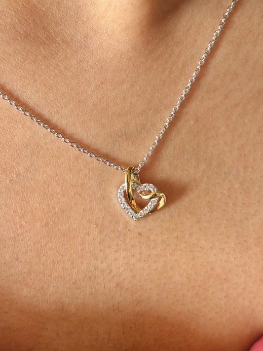 Heart Duet Necklace