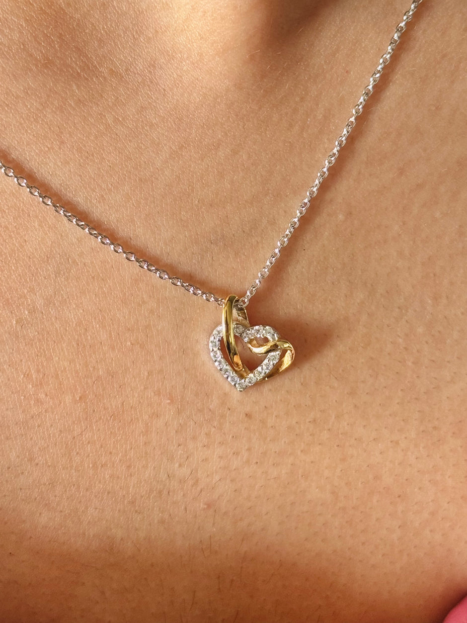 Heart Duet Necklace