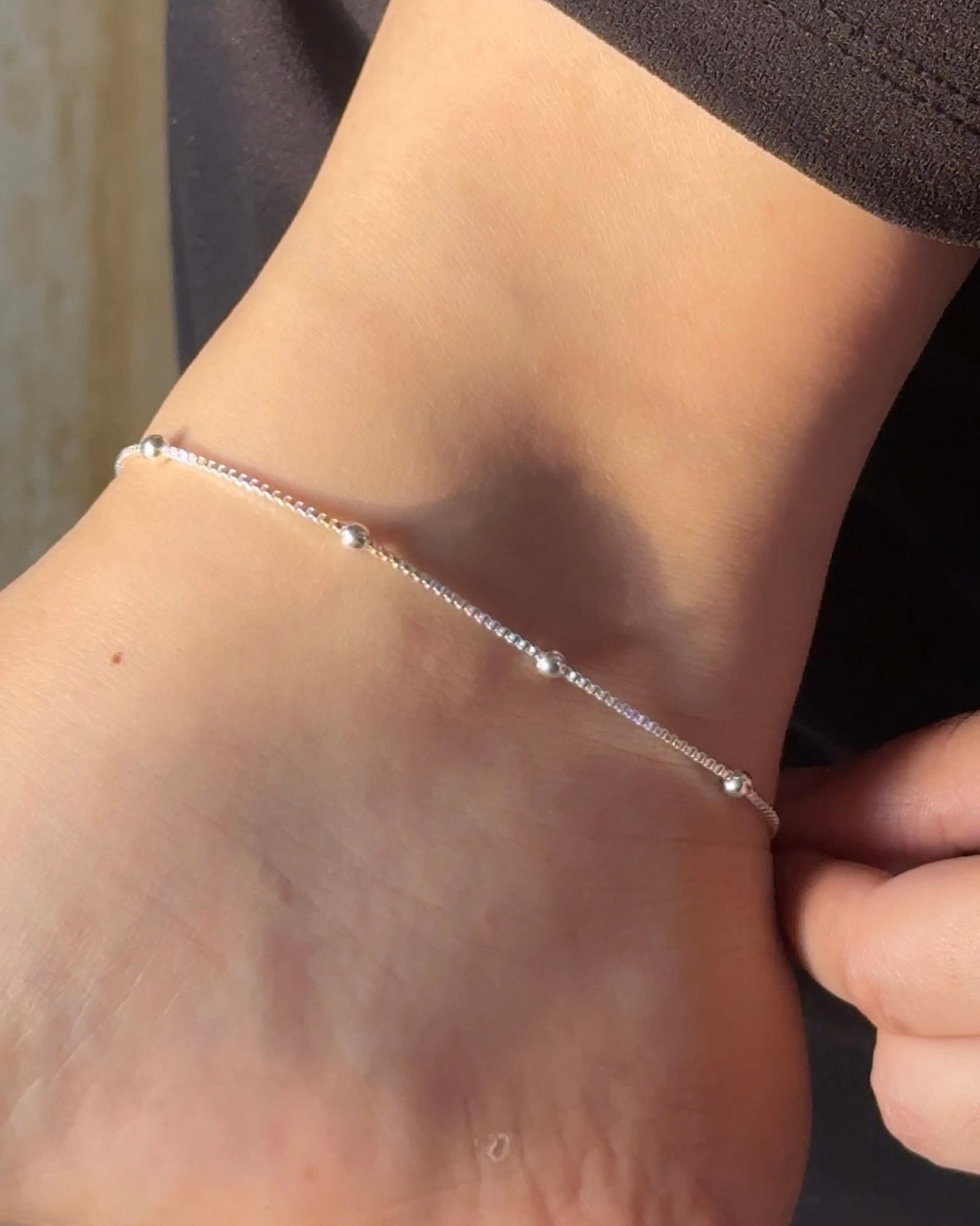 Blaze Beaded anklet