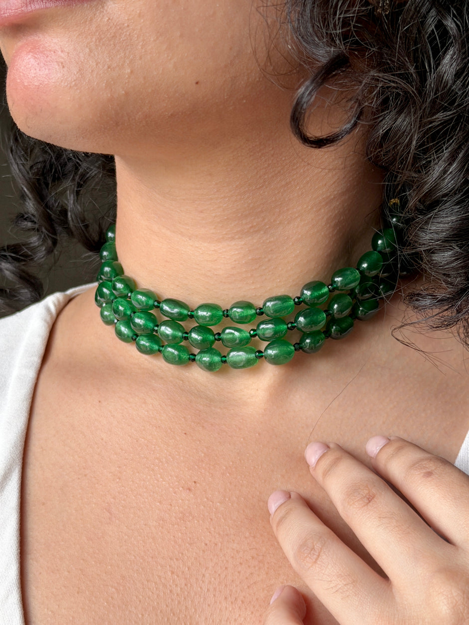 Green Quartz Cosmos Monile