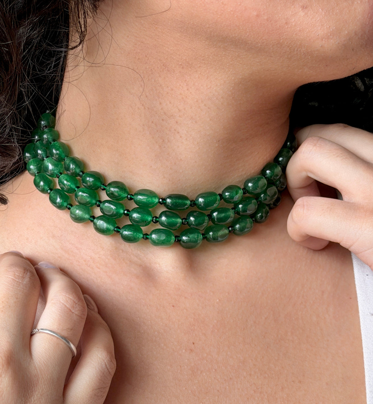 Green Quartz Cosmos Monile
