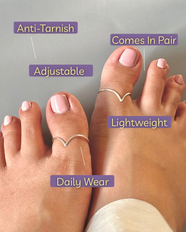 Vertex Toe Rings